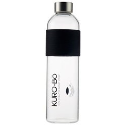 Kuro-Bo Go-Eco Glass Water Bottle 1l