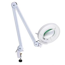 swing arm magnifying light