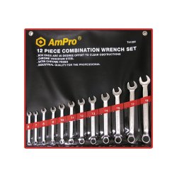 : 12PC Combination Wrench Set 6-19MM - T41280