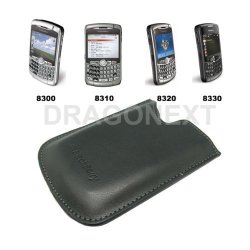 Blackberry Curve 8300 8310 Leather Pocket Pouch Case