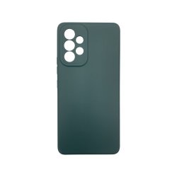 Liquid Silicone Protective Camera Cut-out Cover For Samsung Galaxy A53 5G Dark Green
