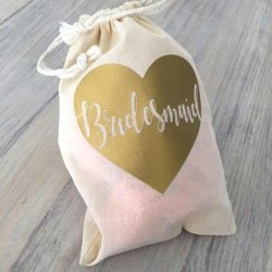 Bridesmaid Drawstring Bags