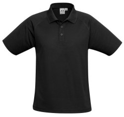 Biz Collection Kids Sprint Golf Shirt - Black BIZ-7105