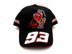 Marc Marquez - The Ant Cartoon 93 Moto Gp Baseball Cap - Black