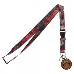 Halo Wars 2 Icon Lanyard With Collectible Stiker Id Badge Holder & Charm