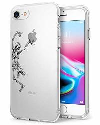 Fantasydao Compatible remplacement For Iphone 7 Case Transparent Ultra-thin Soft Tpu Clear Silicone Shock Absorption Protective Cover Anti-scratch Bumper For I Phone 7 Skeleton