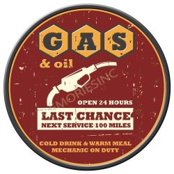 Gas & Oil - Classic Round Magnet