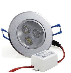 3w Led Recessed Ceiling down Light With Driver-cool White