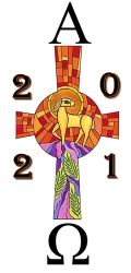 Lamb Design Paschal Easter Candle - 100 X 800MM