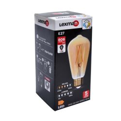 Lexmark Unifilamt Bulb ST64 E27 7.2W Amber Dim