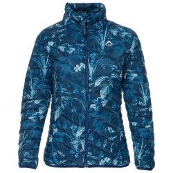 K-Way Women's Printed Tundra Down Jacket - Blue blue