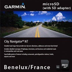 Garmin CN Benelux & France NT microSD SD Card