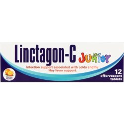 Linctagon Junior Colds & Flu Support 12 Effervescent Tablets
