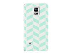 Icandy Products Green Pastel Herringbone Phone Case For The Samsung Note 4