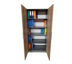 Oxford 5 Shelf - 2 Long Door 800MM - Storm Grey & Sahara