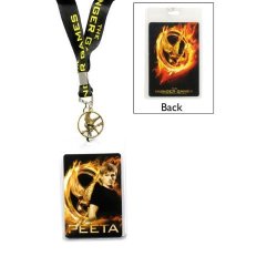 The Hunger Games Movie Lanyard "peeta W pin