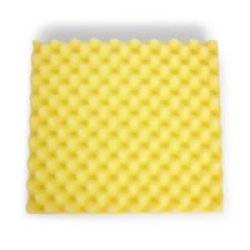Convoluted Adult Wheelchair Cushion 20 Inch Wide Yellow
