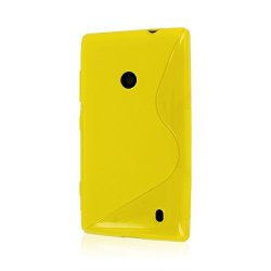 Empire Mpero Flex S Series Protective Case For Nokia Lumia 520 - Retail Packaging - Yellow