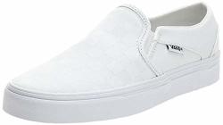 Vans Women's Asher' Sneakers White Checkerboard White White W51 6.5