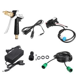 80W 12V High Pressure Car Electric Washer Squirt Sprayer Wash Self-priming Pump Water Cleaner For A