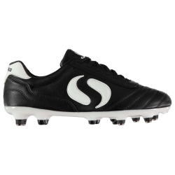 SONDICO Men's Strike Soft Ground Football Boots - Black & White Parallel Import