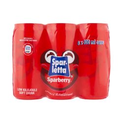 Sparletta Sparberry Soft Drink 6X300ML