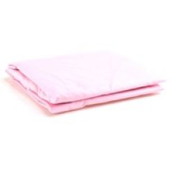 Cot Fitted Sheet Pink Standard