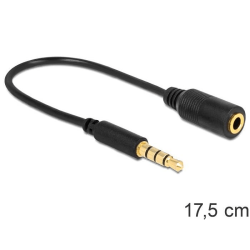 62498 Audio Cable 0.175 M 3.5MM Black