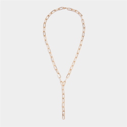 Women&apos S Gold Linear Chain Necklace