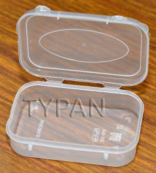 Plastic Utility Box 109x70x28mm For Jewellery Tools Pins Rings Necklaces Etc