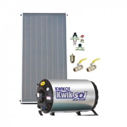 Kwikot 200l Vetical Flatplate Thermosiphon Solar Water Heating Kit