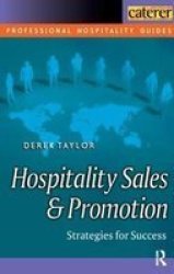 Hospitality S And Promotion Hardcover