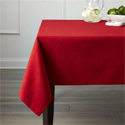 Cloth Table Rectangular Red Large