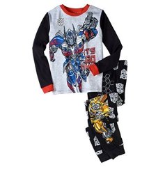 Transformers Boys 2PC Pajamas Its Go Time - Bumble Bee Optimus Prime 6