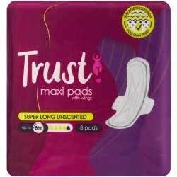 Trust Maxi Sanitary Pads Super Long 8 Pack