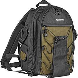 Canon Deluxe Photo Backpack 200EG For Eos Slr Cameras Black With Green Accent