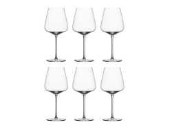 Bordeaux Wine Glasses Set Of 6