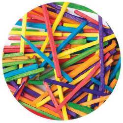Wooden Matchsticks - Assorted Colours