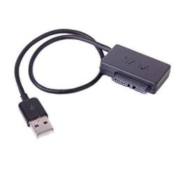 Generic To 7+6 13PIN Slimline Sata Laptop Cd dvd Rom Optical Drive Adapter Cable Black white