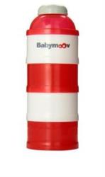 Babymoov Milk Powder Dispenser - Red Helps To Ideally Portion Your Formula Milk Powder In Advance 4 Pre-measured Doses Of Milk Powder In Separate