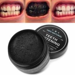 100% Natural Activated Bamboo Charcoal Teeth Whitening Powder Smoke Coffee Tooth Stain Cleaning