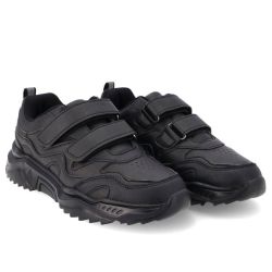 Toughees Sneakers Thato Men's Black Hook And Loop School Shoes