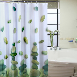 Riverstones Waterproof Polyester Shower Curtain Bathroom Decor