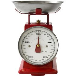 Eetrite 5kg Analog Kitchen Scale in Red