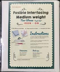 Iron on Fusible Interfacing Light, Medium or Heavy Weight 100cm Wide 