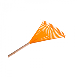 Rake Double Plastic With Handle - 2 Pack