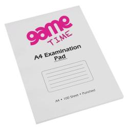 Game A4 Exam Pad 100 Sheets