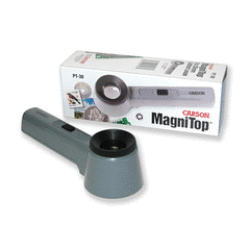 Flash Magnitop 30MM Hand Held Magnifier Torch 10X Power Strength New