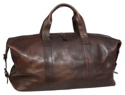 Cellini Woodbridge Leather Duffle Bag - Woodland Brown