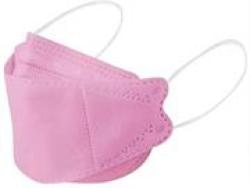KF94 4 Layer Mask - 10PACK Pink - 3D Design Large Space For Facial Grooming With An Elastic Strap Comfortable And Can Be